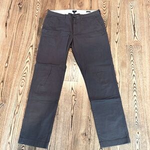 Men’s J.Crew 34x34 dark grey chinos, like new
